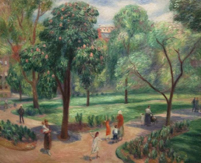 William Glackens The Horse Chestnut Tree, Washington Square china oil painting image